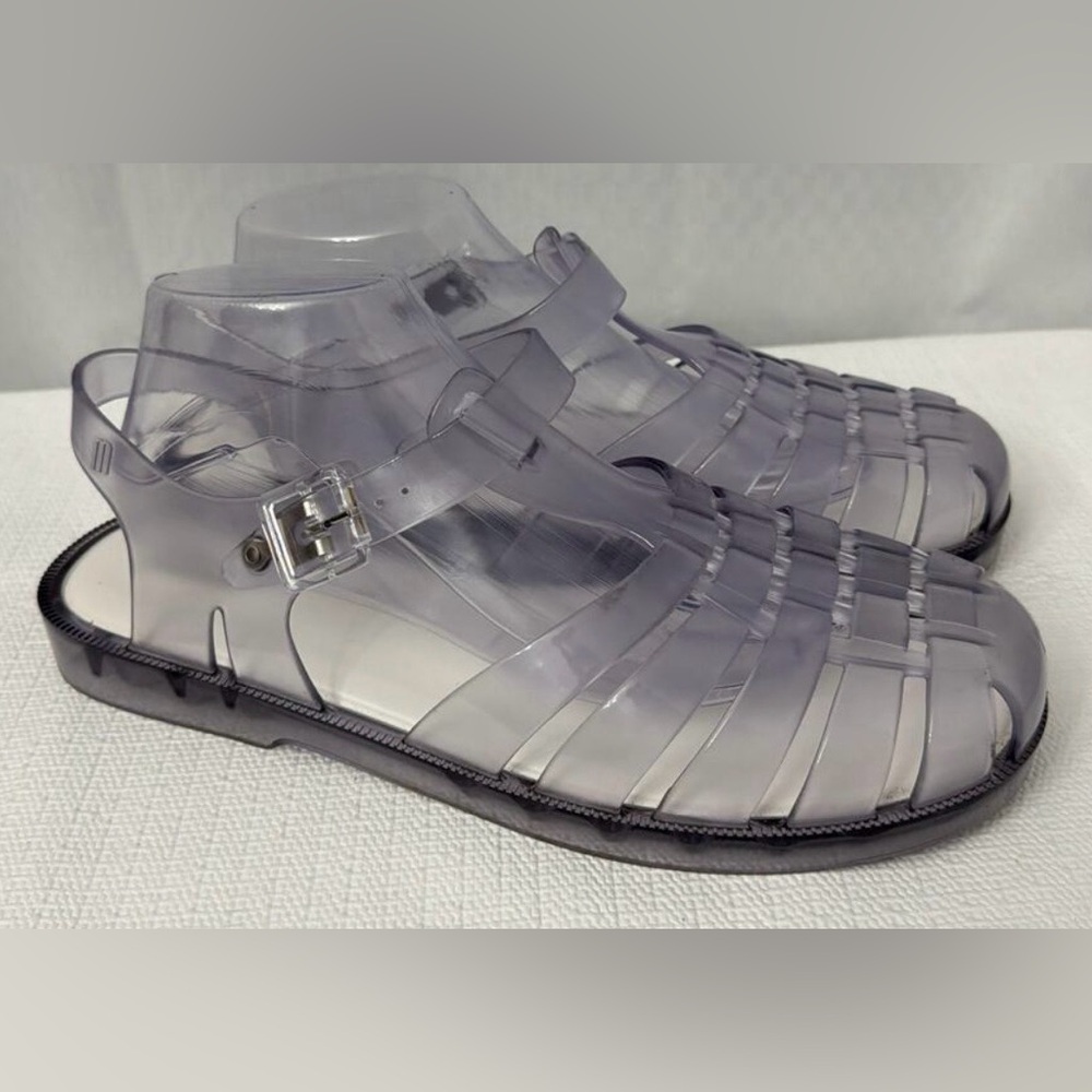 Melissa Transparent Purple Jelly Sandals